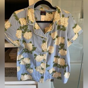 BedHead for Neiman Marcus Hydrangea Short Sleeve Pajamas size L